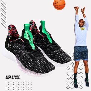 Under Armour Curry 9 Flow 'Count It' Sesame Street Collection Sneakers size 6.5Y